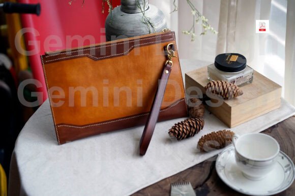 Download Leather Pattern Clutch, Digital PDF File - Pdf file Collection