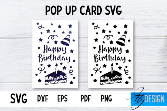 Download Birthday Pop Up Card SVG | 3d Card SVG | - 3d card svg Collection